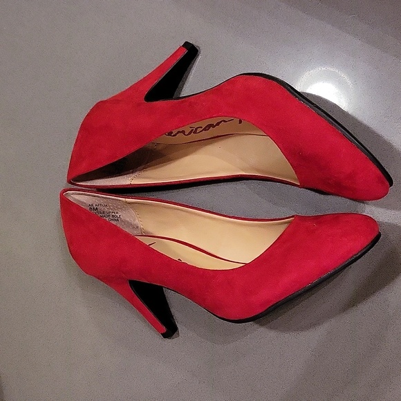 Suede low comfortable chunky heel w/ round toe - Picture 9 of 17